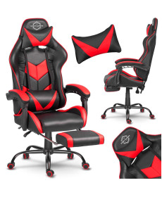 Крісло ігрове Sofotel Cerber чорно-червоне