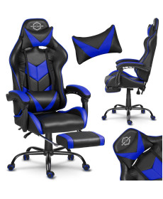 Крісло ігрове Sofotel Cerber чорно-синє