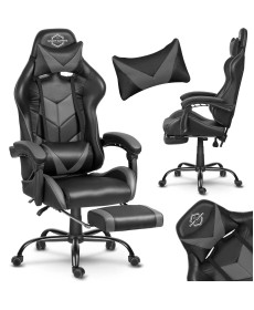  Крісло ігрове Sofotel Cerber чорно-сіре