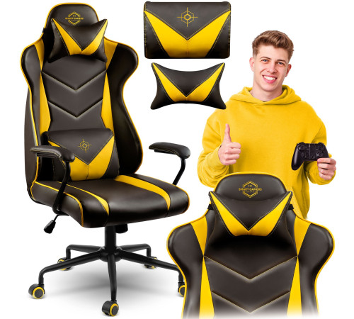 Крісло ігрове Sofotel Blitzcrank 2592 жовте Крісло ігрове Sofotel Blitzcrank 2592 жовте