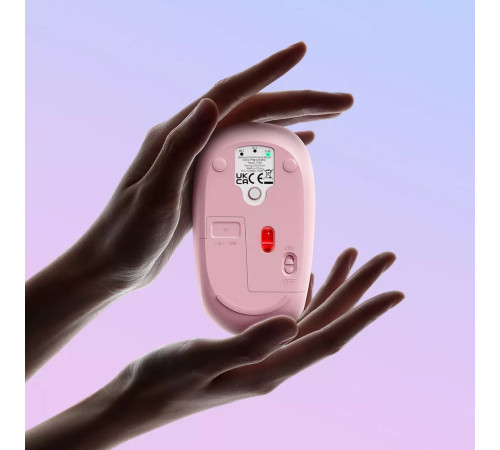 Миша бездротова Baseus F01B Tri-Mode рожева Миша бездротова Baseus F01B Tri-Mode рожева