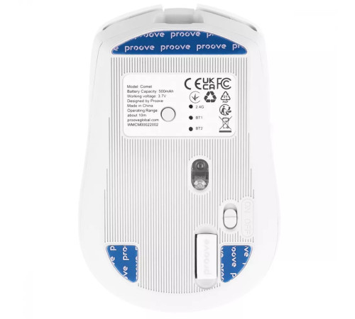 Миша бездротова Proove Comet біла Миша бездротова Proove Comet біла