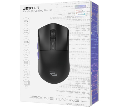 Миша ігрова бездротова Proove Gaming Jester 8K black Миша ігрова бездротова Proove Gaming Jester 8K black
