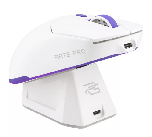 Миша ігрова бездротова із док-станцією Proove Gaming Rate Pro біла Миша ігрова бездротова із док-станцією Proove Gaming Rate Pro біла