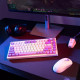 Клавіатура ігрова бездротова Proove Gaming Coupe біло-фіолетова