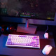 Клавіатура ігрова бездротова Proove Gaming Coupe біло-фіолетова