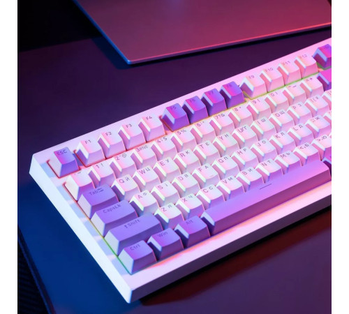 Клавіатура ігрова бездротова Proove Gaming Coupe біло-фіолетова Клавіатура ігрова бездротова Proove Gaming Coupe біло-фіолетова