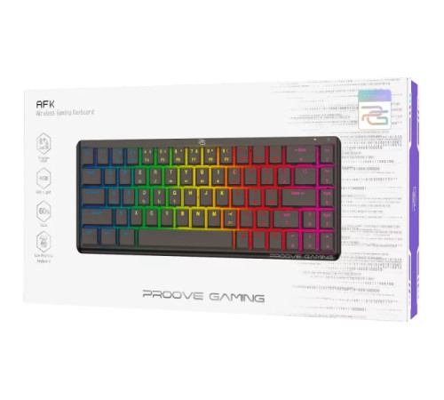 Клавіатура ігрова бездротова Proove Gaming AFK чорна Клавіатура ігрова бездротова Proove Gaming AFK чорна
