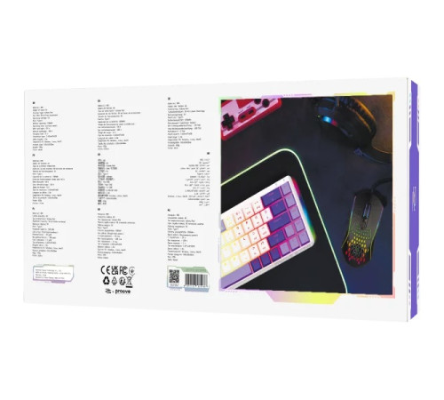 Клавіатура ігрова бездротова Proove Gaming AFK біла Клавіатура ігрова бездротова Proove Gaming AFK біла