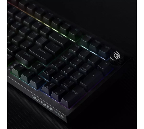 Клавіатура ігрова бездротова Proove Gaming Slicker Pro чорна Клавіатура ігрова бездротова Proove Gaming Slicker Pro чорна