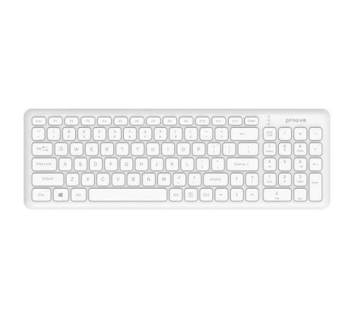 Клавіатура бездротова Proove Classic Code біла Клавіатура бездротова Proove Classic Code біла