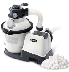 Pompa filtrująca piaskowa + kulki filtracyjne 5700 l/h INTEX 26644