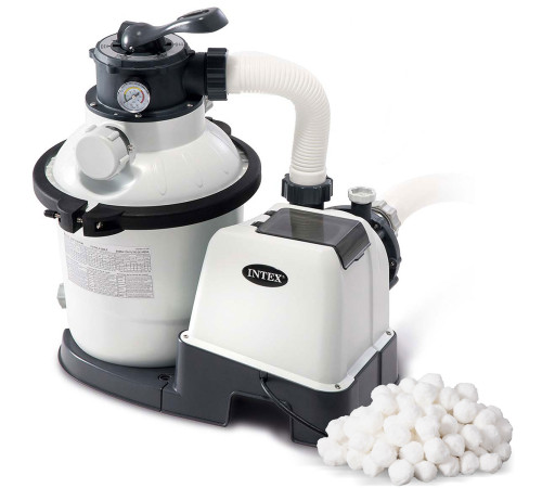 Pompa filtrująca piaskowa + kulki filtracyjne 5700 l/h INTEX 26644