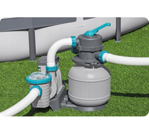 Насос з піщаним фільтром Bestway 58497 6056 л/год та фільтруючими кульками