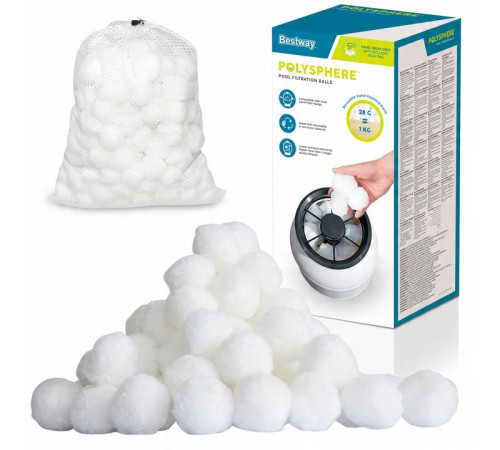 Насос з піщаним фільтром Bestway 58497 6056 л/год та фільтруючими кульками