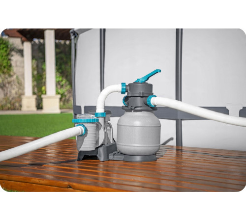 Насос з піщаним фільтром Bestway 58497 6056 л/год та фільтруючими кульками