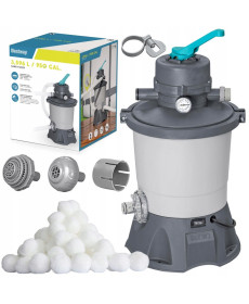 Насос з піщаним фільтром Bestway 58515 3596 л/год та фільтруючими кульками