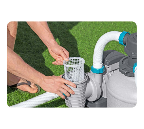 Насос з піщаним фільтром Bestway 58499 8327 л/год та фільтрувальними кульками