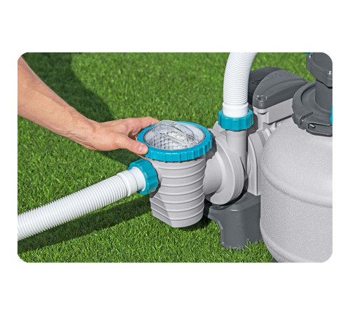 Насос з піщаним фільтром Bestway 58499 8327 л/год та фільтрувальними кульками