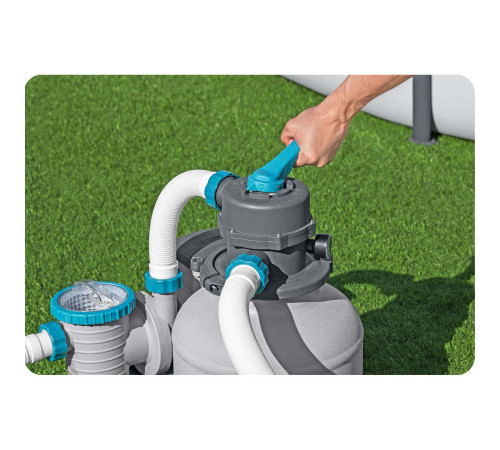 Насос з піщаним фільтром Bestway 58499 8327 л/год та фільтрувальними кульками