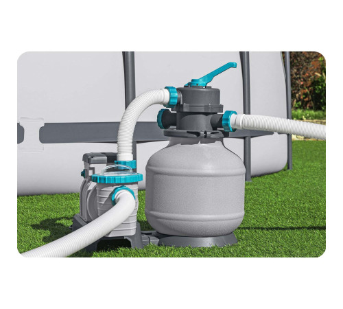 Насос з піщаним фільтром Bestway 58499 8327 л/год та фільтрувальними кульками