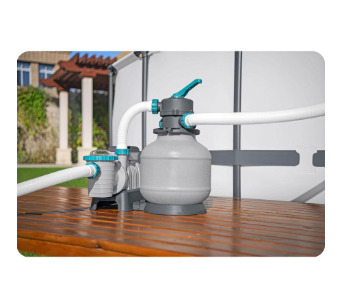 Насос з піщаним фільтром Bestway 58499 8327 л/год та фільтрувальними кульками