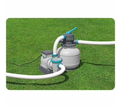 Насос з піщаним фільтром Bestway 58499 8327 л/год та фільтрувальними кульками