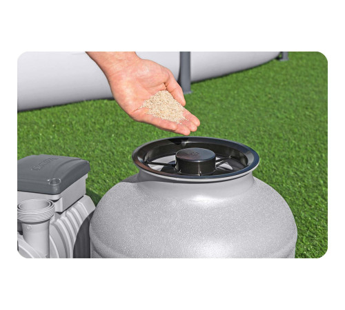 Насос з піщаним фільтром Bestway 58499 8327 л/год та фільтрувальними кульками