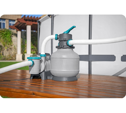 Насос з піщаним фільтром Bestway 58499 8327 л/год та фільтрувальними кульками