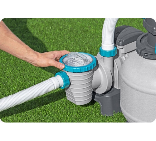 Насос з піщаним фільтром Bestway 58499 8327 л/год та фільтрувальними кульками