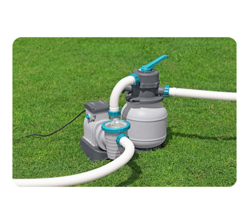 Насос з піщаним фільтром Bestway 58497 6056 л/год та мультифункціональні таблетки