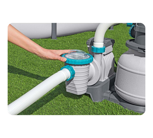 Насос з піщаним фільтром Bestway 58497 6056 л/год та мультифункціональні таблетки