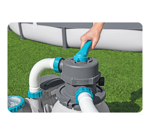 Насос з піщаним фільтром Bestway 58497 6056 л/год та мультифункціональні таблетки