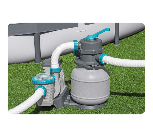 Насос з піщаним фільтром Bestway 58497 6056 л/год та мультифункціональні таблетки