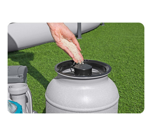 Насос з піщаним фільтром Bestway 58497 6056 л/год та мультифункціональні таблетки