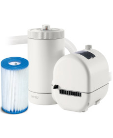 Насос для фільтрації басейну INTEX 26634 9463 л/год  + картридж, шланги та фітинги