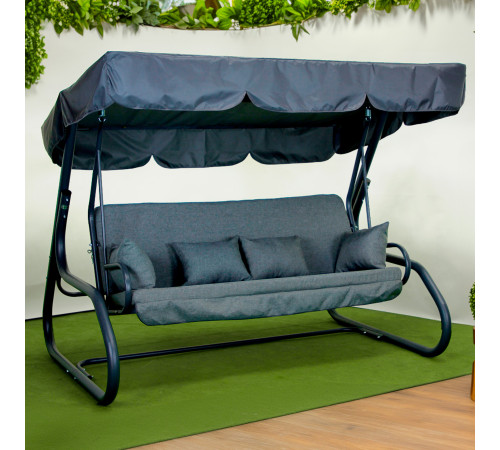 Садова гойдалка GreenGard Тенеріфе Solo, сіра