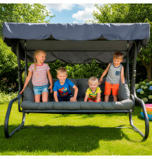 Садова гойдалка GreenGard Тенеріфе Air, сіра