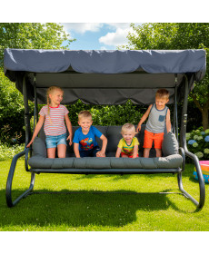 Садова гойдалка GreenGard Тенеріфе Air, сіра