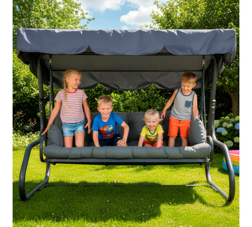 Садова гойдалка GreenGard Тенеріфе Air, сіра