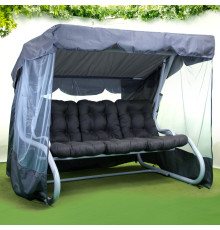 Садова гойдалка GreenGard Толедо, коричнево-сіра