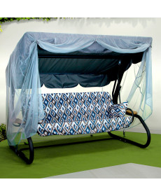 Садова гойдалка GreenGard Ясмін, сіро-синя