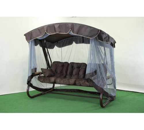 Садова гойдалка GreenGard Аланія, коричнева