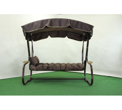 Садова гойдалка GreenGard Аланія, коричнева