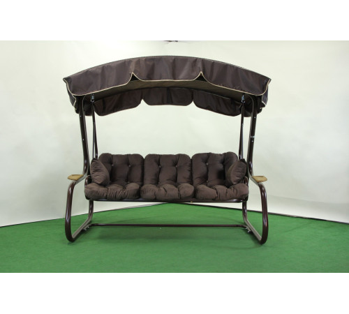 Садова гойдалка GreenGard Аланія, коричнева