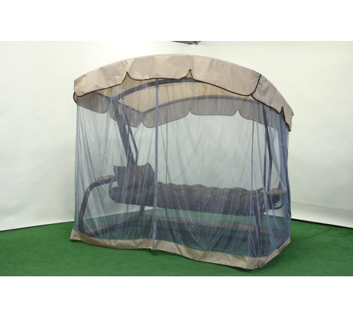 Садова гойдалка GreenGard Аланія, коричнево-бежева