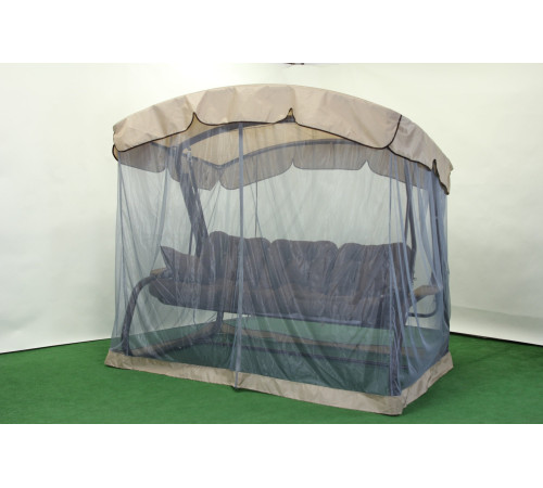 Садова гойдалка GreenGard Аланія, коричнево-бежева