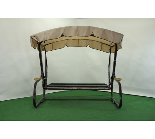 Садова гойдалка GreenGard Аланія, коричнево-бежева