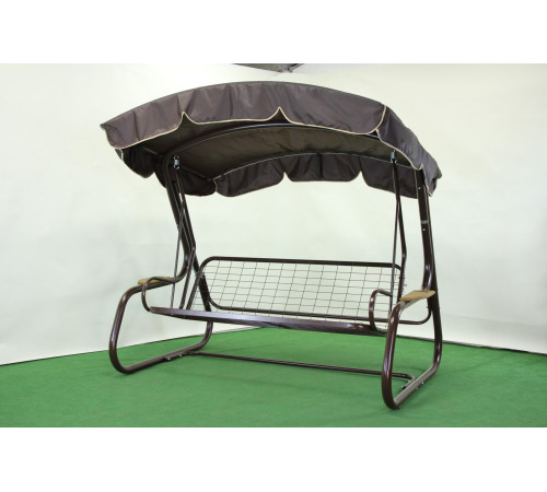 Садова гойдалка GreenGard Аланія Air, коричнево-бежева