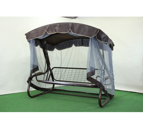 Садова гойдалка GreenGard Аланія Air, коричнево-бежева